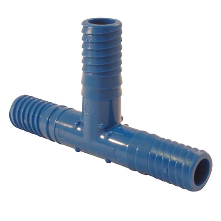 APOLLO BY TMG 1/2 in. Blue Twister Polypropylene Insert Tee ABTT12